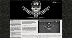 Desktop Screenshot of gettysburgparanormalinvestigations.com
